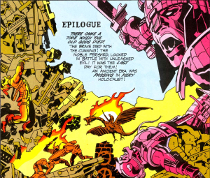 Artwork by Jack “King” Kirby, New Gods #1