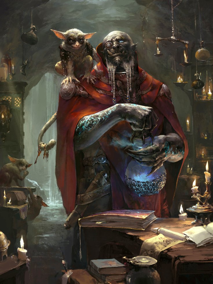 兽人,"Orc" by Xiaodi Jin, Click here for more of the artist's work!