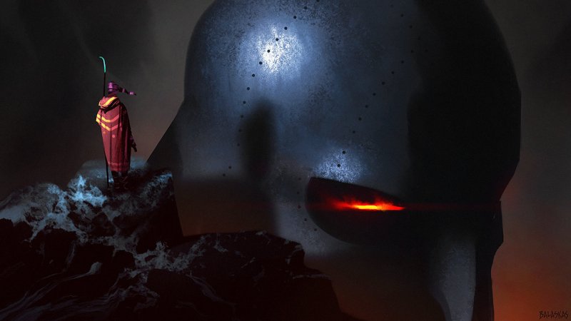 Iron Golem by Christopher Balaskas. Click here for more of the artist’s work!