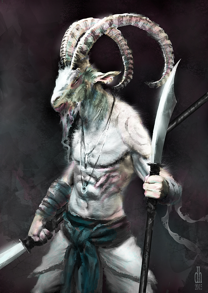 Year of the Goat by Damon Hellandbrand.  Click here for more of the artist’s work!