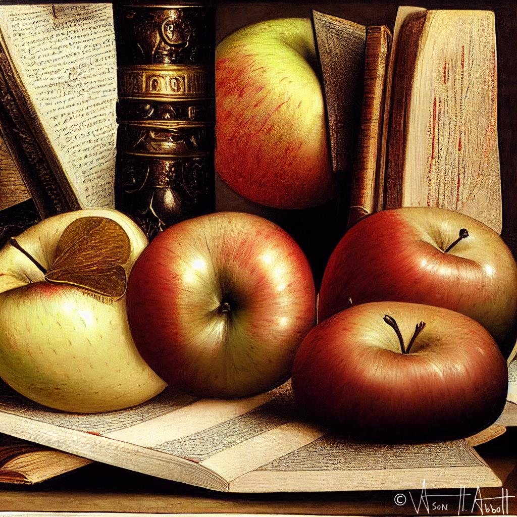 Two Word Prompt: Apple & List – Aethereal Engineer